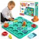  BOARD LOGIC GAME LABYRINTH PUZZLE BUILD A ROAD FOR GIFT BLOCKS