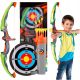  LED ILLUMINATED ARCHERY SET, ARROW SHIELD, QUIVER SAFE