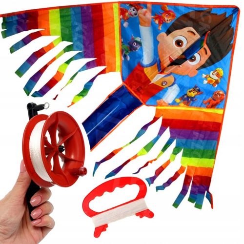 LARGE PAW Patrol KITE 150 cm + FREE Fishing Line 40 m XXL Reel