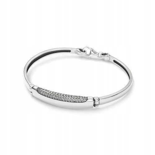  Silver bracelet rigid zircons silver 925