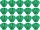  Lid 13 cm, plastic, green tones