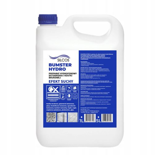 SILCOS BUMSTER HYDRO 5L HYDROPHOBIC PREPARATION FOR STONES AND PAVING