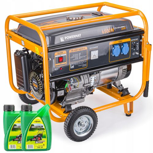 Portable single-phase generator Powermat 6500 W petrol