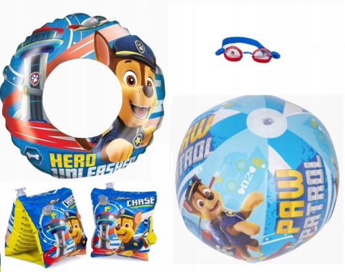 PAW Patrol swimming set, circle, goggles, sleeves