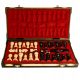  Wooden chess set in use, large, 44 cm, Chess Made