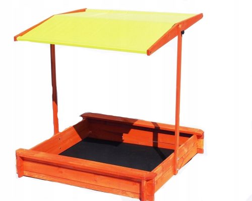 WOODEN SANDBOX + bench roof COURIER 24 hours