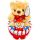  Valentine's Day Gift Birthday Set Box Teddy Bear Box Mix Sweets