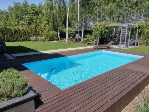 Dorpol rectangular swimming pool 830 x 380 cm