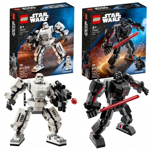  Lego STAR WARS 75368 Darth Vaders Mech + LEGO Star Wars 75370 Stormtrooper Mech