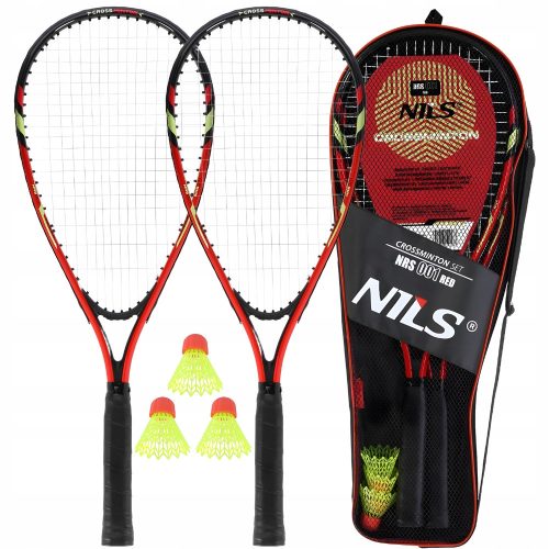  Nils NRS001 racket with badminton set