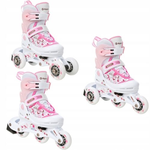  Patins Raven Laguna 26-29 blancs et roses