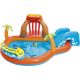 INFLATABLE POOL, PLAYGROUND WITH VOLCANO SLIDE