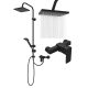 Granitan Erie surface-mounted shower set