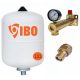 12L EXPANSION VESSEL SET, DHW GROUP 6bar, BRASS