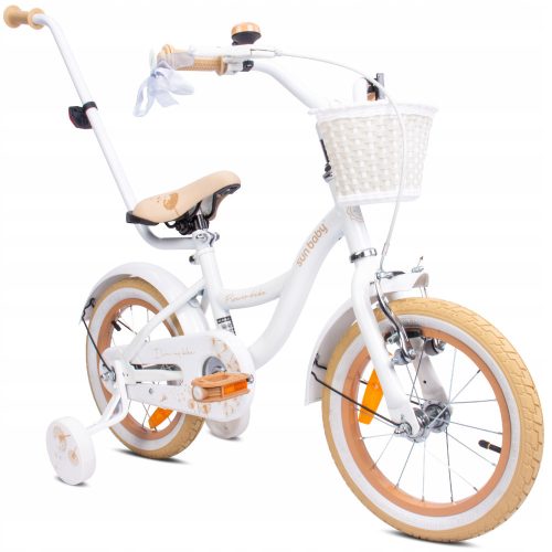  Sun Baby Flower Bicycle 14" Beige, White