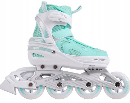  Patins à roues alignées réglables. Patins à roues alignées pour femmes, tailles 35-38 (8,3"-9,3") Roues noires