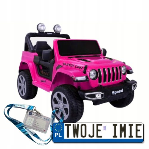  Battery Operated Vehicle FT-938 Pink Painted 4x4