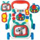  INTERACTIVE WALKER, EDUCATIONAL PULLER, 3-in-1 RIDE-OVER