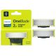  2 x razor blade razor Philips OneBlade QP2520