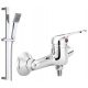 Aveeo Neo chrome shower faucet + Aveeo Borg exposed shower set