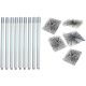 Chimney cleaning kit from below 12.6 m (1.4) 5 square brushes 120–200