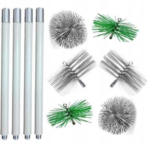 Chimney cleaning set from below 5.6 m (1.4) 6 brushes 140–160