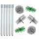 Chimney cleaning set from below 7 m (1.4) 6 brushes 140–160