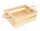  Decorative wooden box with handle 40x30x16 cm, storage box