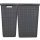  Curver 58l freestanding laundry basket, grey and silver tones