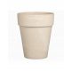  Spang flowerpot 20 cm x 17 x 20 cm diameter 16 cm natural ceramic, brown and beige tones, grey and silver tones