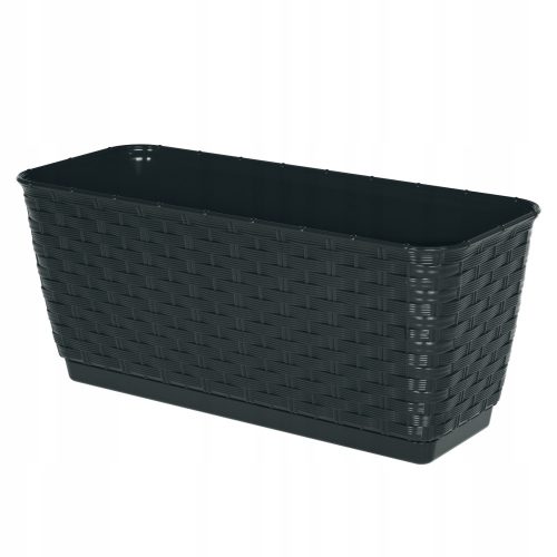  Prosperplast flowerpot 49.2 cm x 17.2 x 17.4 cm plastic anthracite