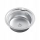 Melanstar single-bowl sink, stainless steel