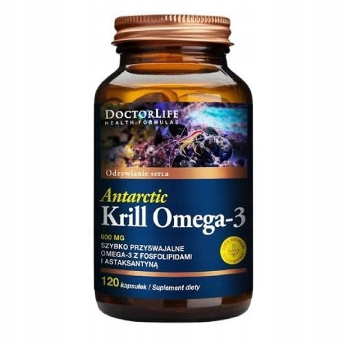  DOCTOR LIFE Krill Omega-3 Dietary Supplement 120 Capsules