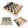  Chess Game Checkers Background Large XXL Wood 3in1 Gift 32 x 32 cm