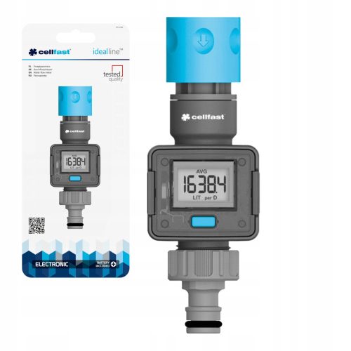  CELLFAST FLOW METER IDEAL 6 BAR UNI FIT 52-098