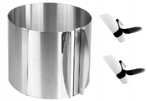 Elitehoff cake pan 30 x 30 cm diameter 30 cm + metal decoration rod 3.5 x 7 cm