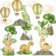  DINOSAUR Wall Sticker 50x100cm D8