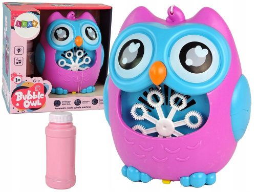 Pink Owl Bubble Machine