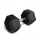  Trex Sport 1x 10 kg coated/rubberized fixed dumbbells