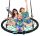  Hanging garden swing made of coriander, 120 x 120 cm