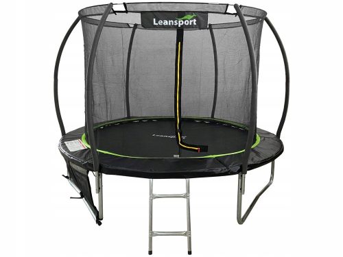 LEAN Sport Max 8ft Trampoline Black and Green