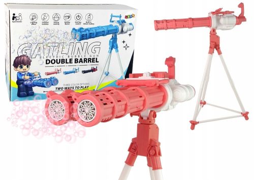 BUBBLE GUN BAZOOKA MACHINE TRIPOD + LIQUID