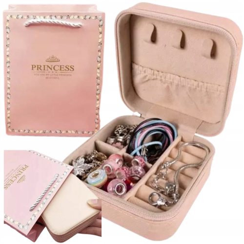  Bracelet making kit, jewelry beads, gift tag, box + gift paper bag