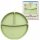  Gigi Kids Plate, green silicone