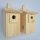  Nesting boxes for tits, set of 2, opening 32 mm, type A and 28 mm, type A1