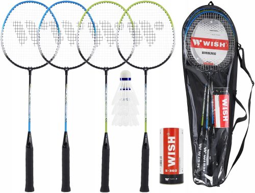 Racket set with shuttlecock WISH Racket Badminton racket