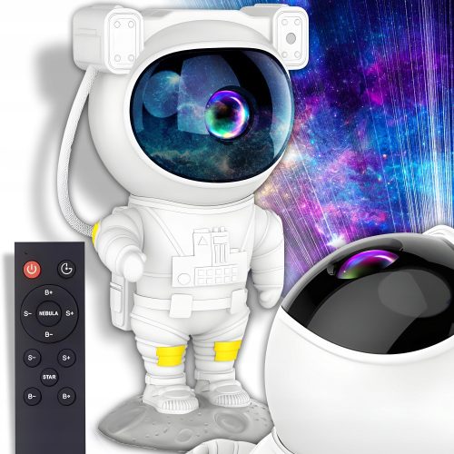  White Gockowiak Projector Lamp + MIK-STAR REMOTE CONTROL for the Astronaut LED Star Projector