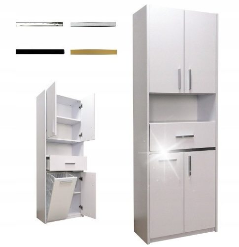 Freestanding bathroom cabinet, 60 cm wide