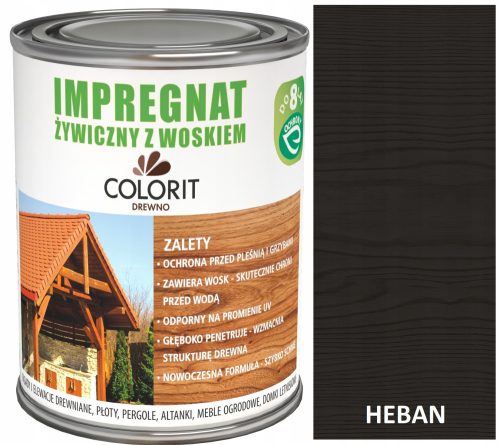 COLORIT RESIN IMPREGNATION WITH WAX 5L EBONY