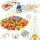  BLOCKS, STRAWS, BUILDING BLOCKS, 800 pcs